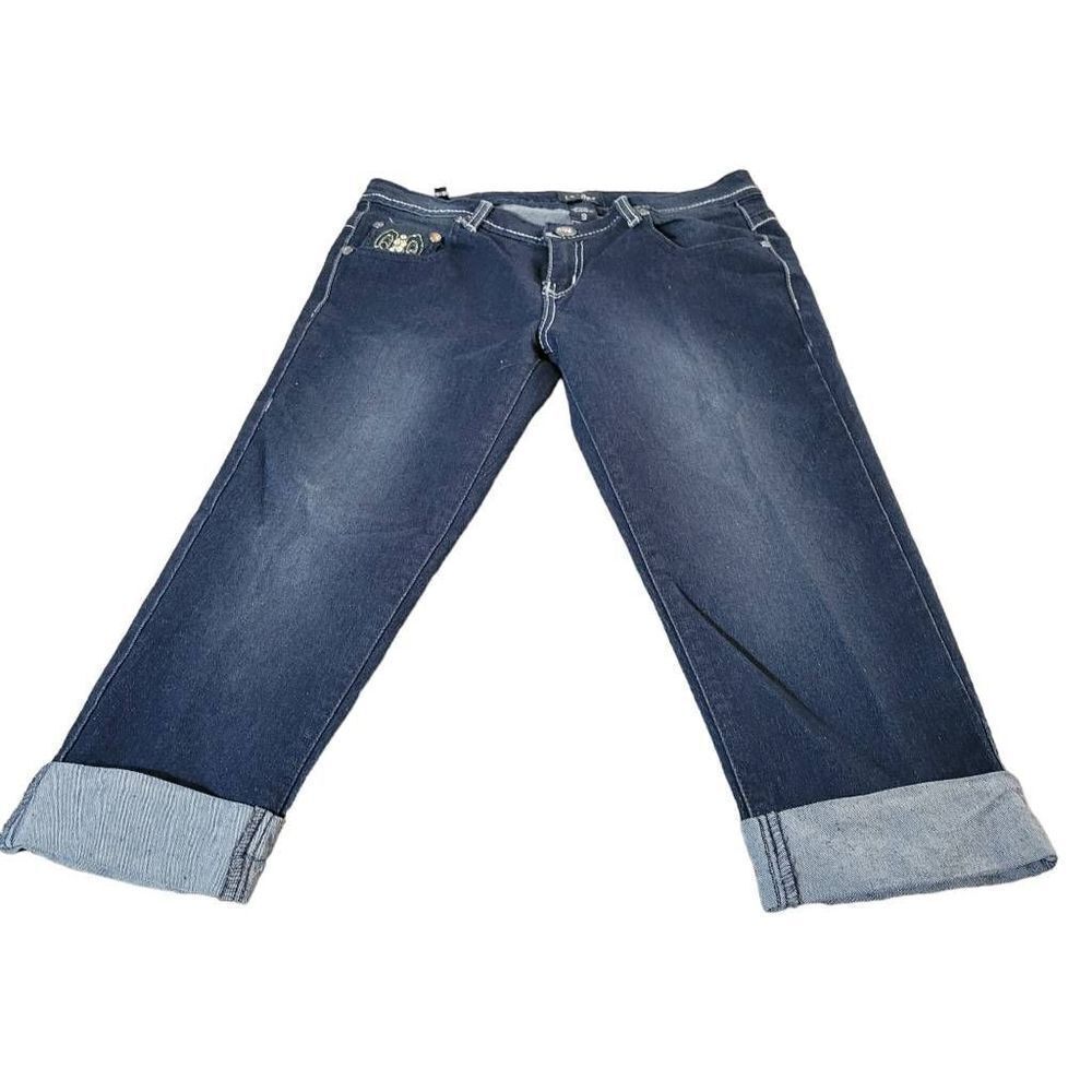 Le Dor Denim Stretch Capris Size 9